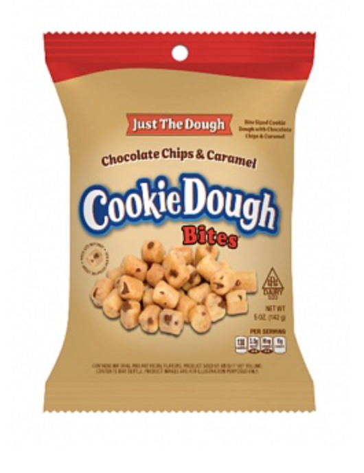 Just the Dough Cookie Dough Bites Chocolate Chips & Caramel 142g