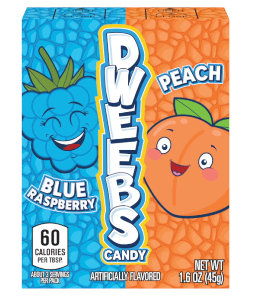 DWEEBS Blue Raspberry/Peach - 45g