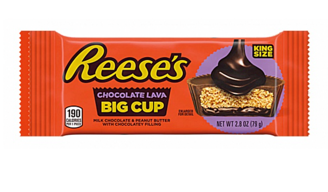 Reese's Peanut Butter Big Cup Chocolate Lava King Size 79g - Best Before 31/07/26