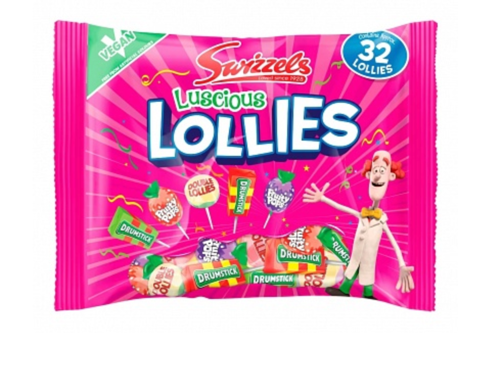Swizzels Luscious Lollies 32 Pack 354g - Best Before 31/08/26