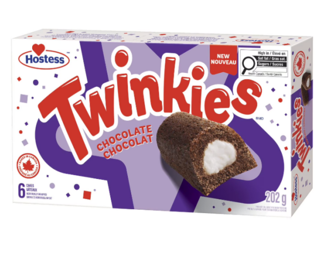 Hostess Chocolate Twinkies Fun Pack 6-Pack - 202g [Canadian]