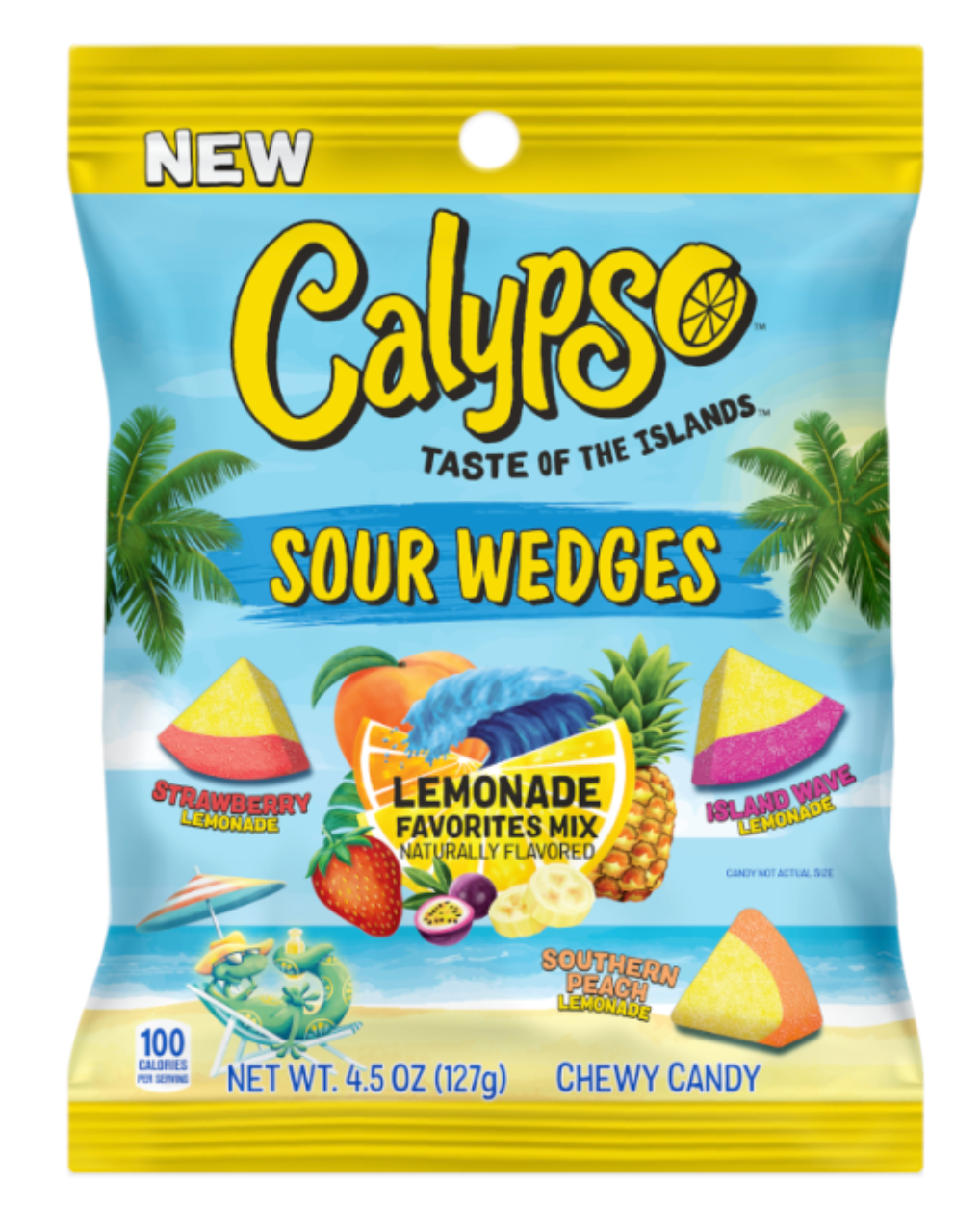 Calypso Sour Wedges Lemonade Favourites Mix - 4.5oz (127g)