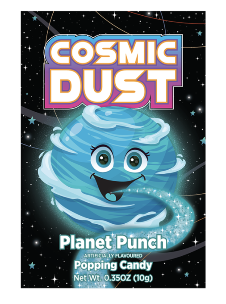 Cosmic Dust Planet Punch Popping Candy - 0.35oz (10g)