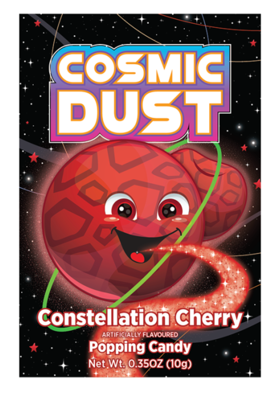 Cosmic Dust Constellation Cherry Popping Candy - 0.35oz (10g)