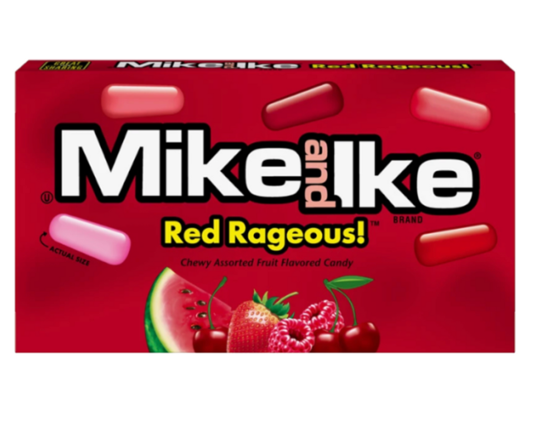 Mike &amp; Ike Red Rageous Theatre Box - 4.25oz (120g)