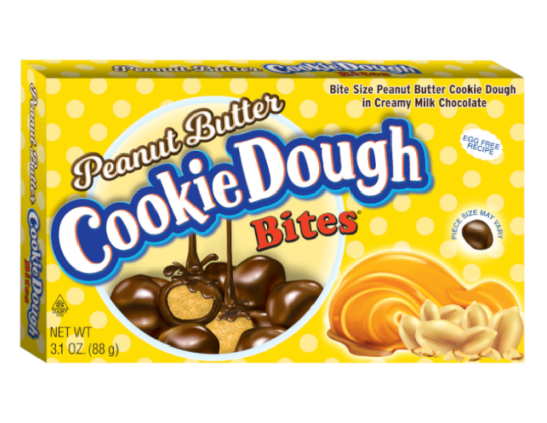 Cookie Dough Bites Peanut Butter Theatre Box - 3.1oz (88g)