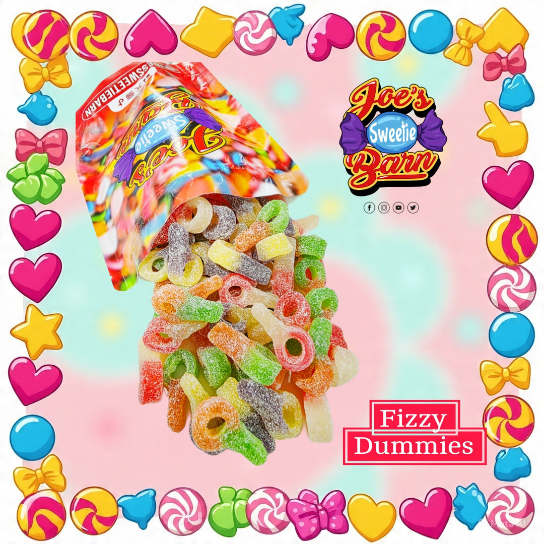 fizzy dummy sweets at Joe's Sweetie Barn