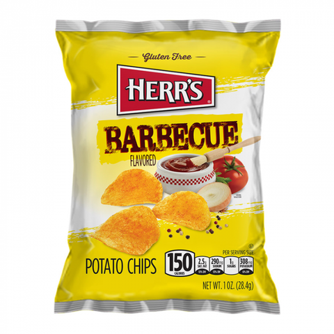 Herr's Barbecue Potato Chips - 1oz (28.4g)