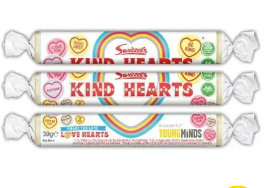 Swizzels Love Heart Rolls 39g