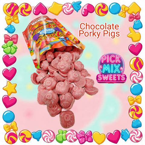 Chocolate Porky Pigs 600g Bag