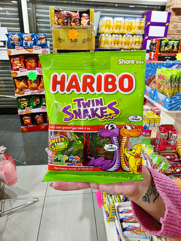 Haribo Twin Snakes USA - Best Before 08/25