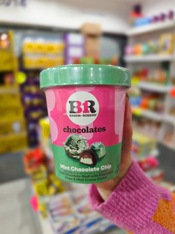 Baskin Robbins Chocolates - Mint Chocolate Chip 5oz (142g) - Best Before 09/25