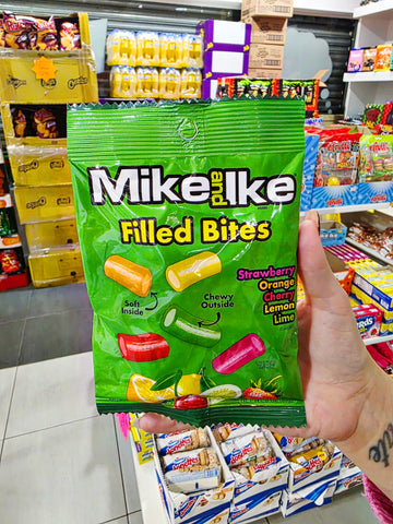 Mike and Ike Filled Bites Fruit 85g - Best Before 30/09/25