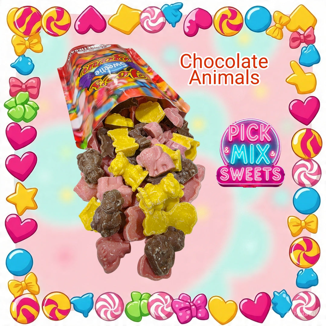 Chocolate Animals 600g Bag