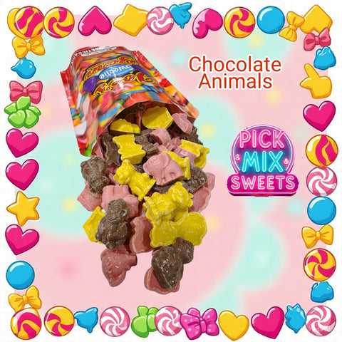 Chocolate Animals 600g Bag