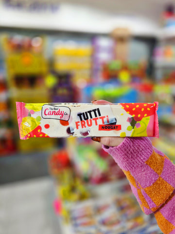 The Real Candy Co Tutti Frutti Flavoured Nougat Bar 130g