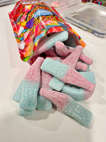 Giant Fizzy Bubblegum Bottles 600g Bag