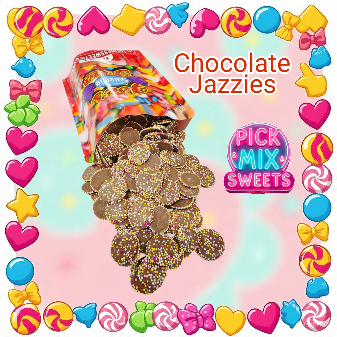 Milk Chocolate Jazzies 600g Bag