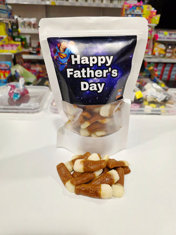 Happy Father's Day Candy Beers 600g Bag