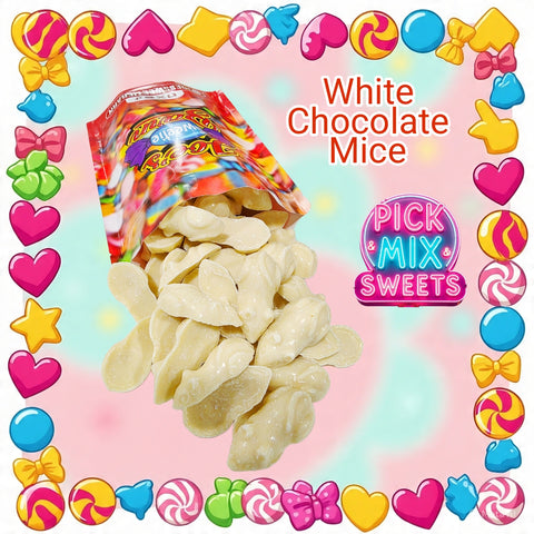 White Chocolate Mice 600g Bag