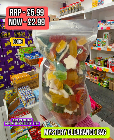 **CRAZY Deal** 500g Mystery Clearance Pick & Mix Bag