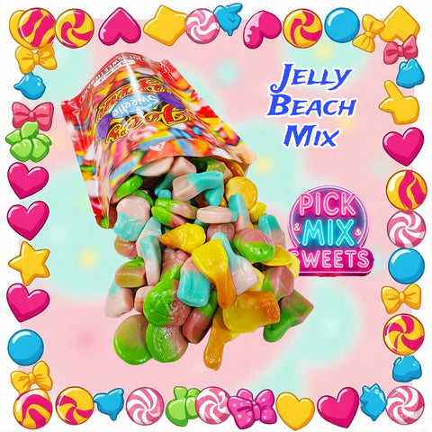 Jelly Beach Mix 600g Bag