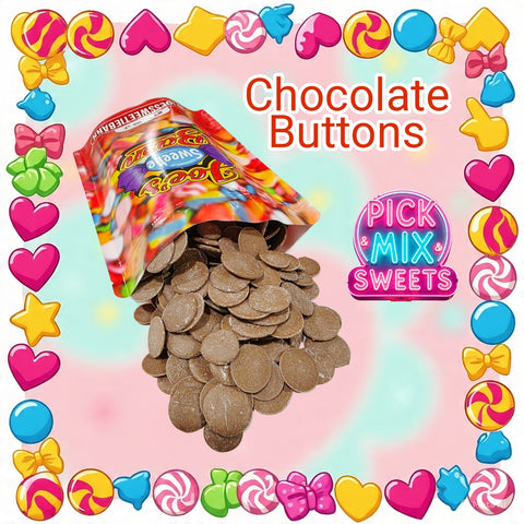 Milk Chocolate Buttons 600g Bag