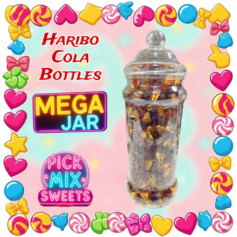 Haribo Cola Bottles Mega Jar 2kg