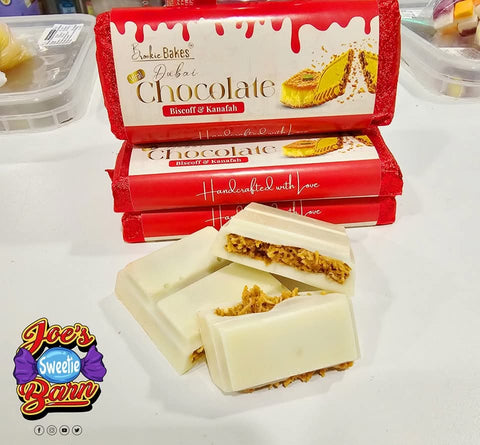 Biscoff & Kanafah Chocolate Bar 75g - BEST BEFORE 15/9/25