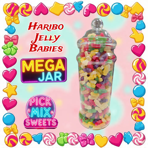 Haribo Jelly Babies Mega Jar 1.8kg