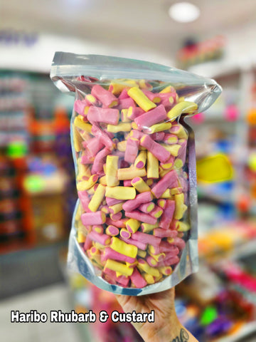 1kg Haribo Rhubarb & Custard Bag