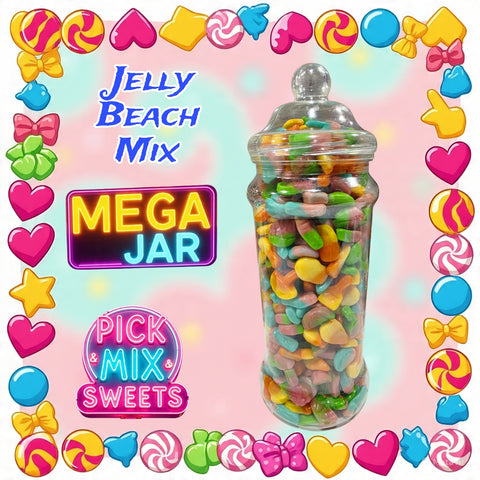 Jelly Beach Mix Mega Jar 1.8kg