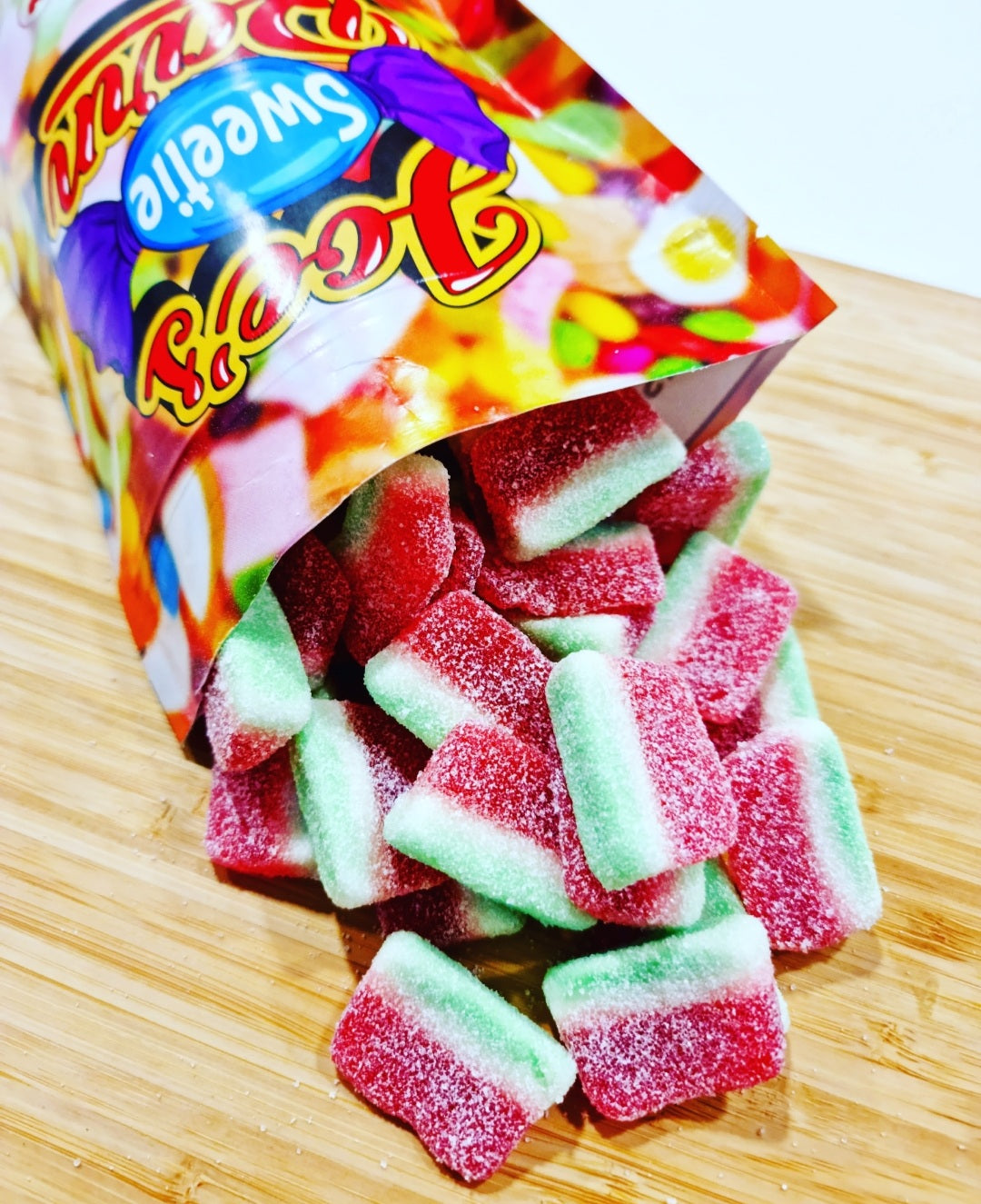 Fizzy Watermelon Slices 600g Bag