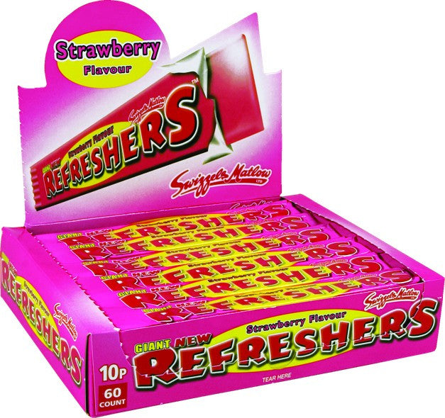 Refresher Bar - Strawberry (10 bars) – Joe's Sweetie Barn